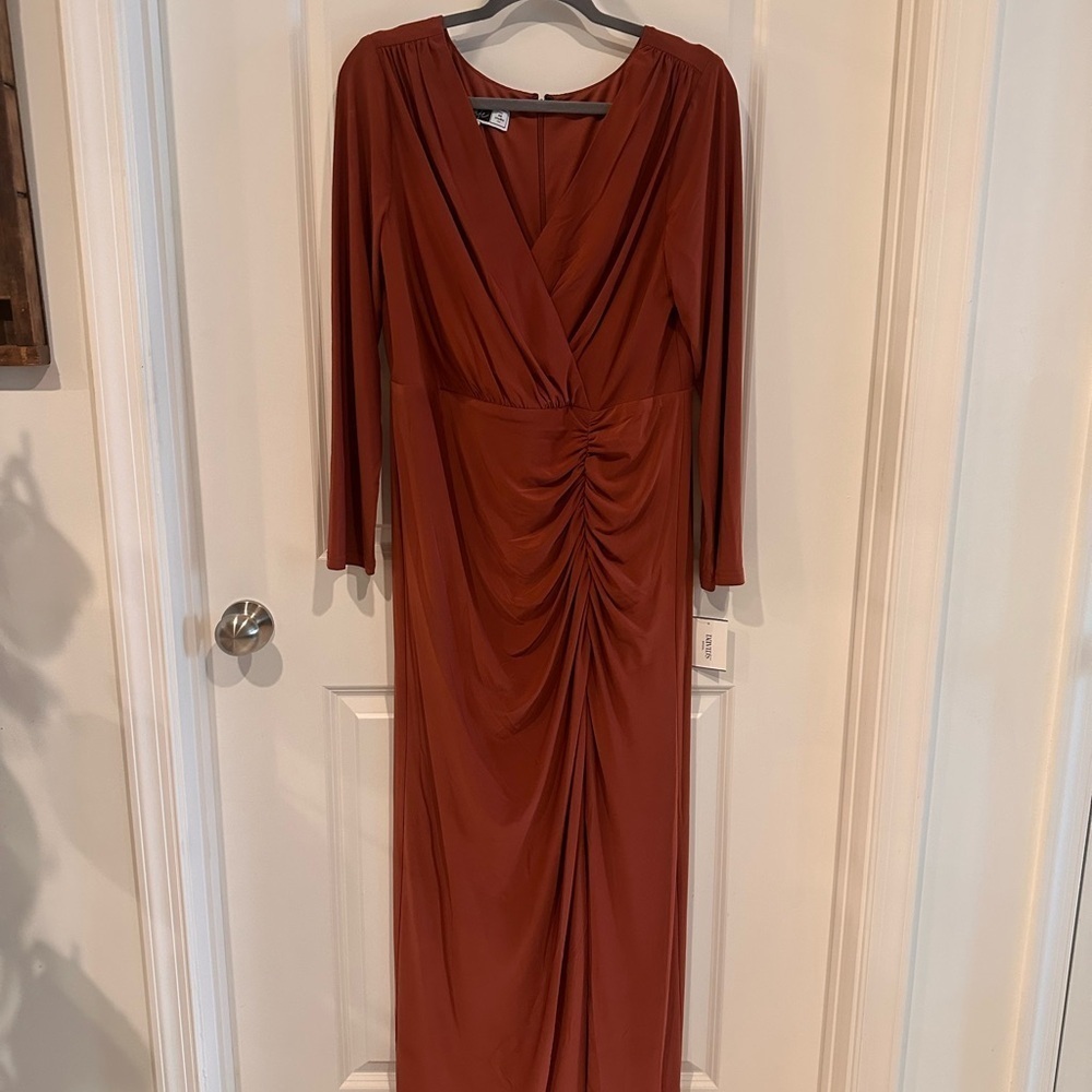 Celebrate Sienna Ruched Gown - NWT Size 16